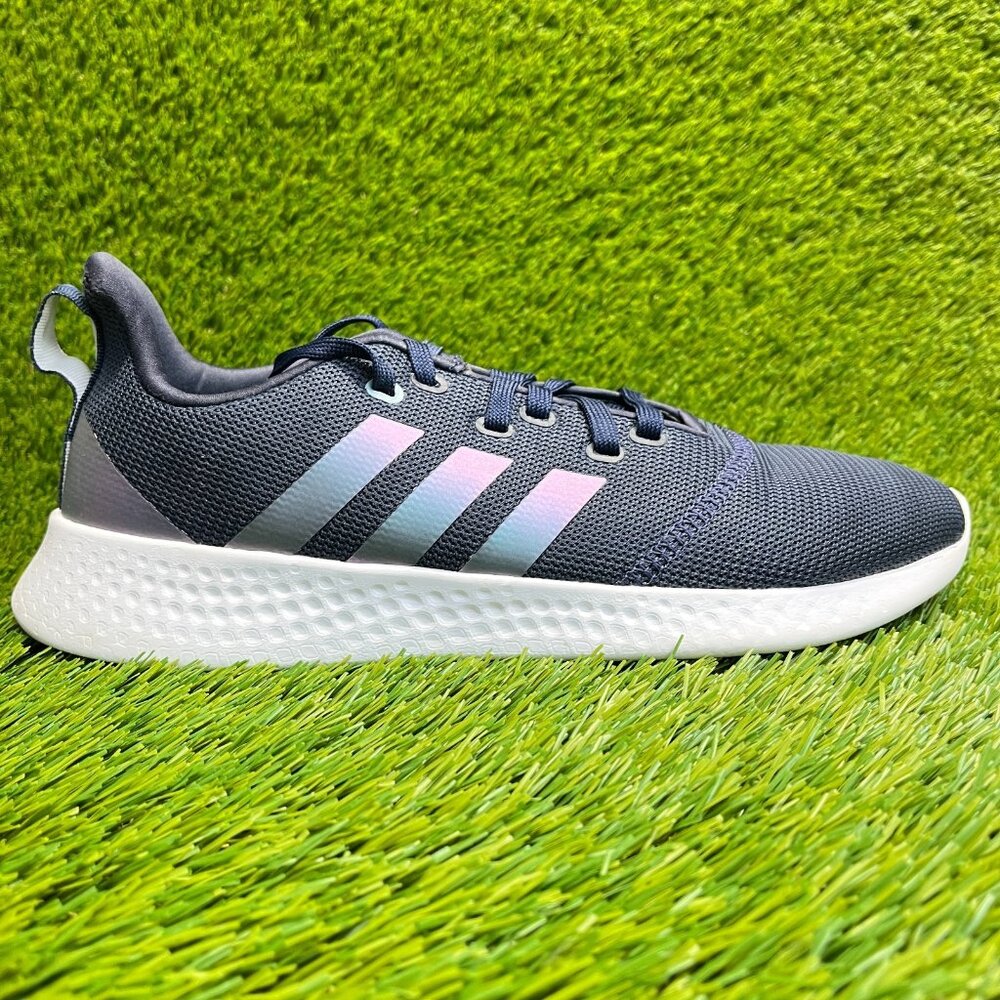 Adidas Puremotion Womens Size 11 Blue White Pink Walking Running Shoes Sneakers